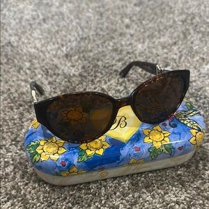 Brighton Brown Cat-Eye Sunglasses